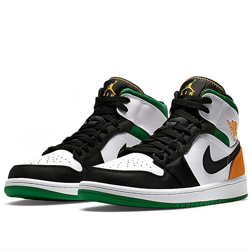 NWOB Nike AirJordan 1 Mid SE 'Oakland' Size 7.5(Men's) (8.5 Womens)